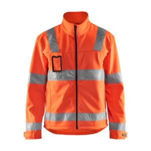 Blaklader Jas Softshell High Vis 4838  High Vis Oranje