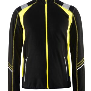 Blaklader Microfleecevest Visible 4993  Zwart/High Vis Geel