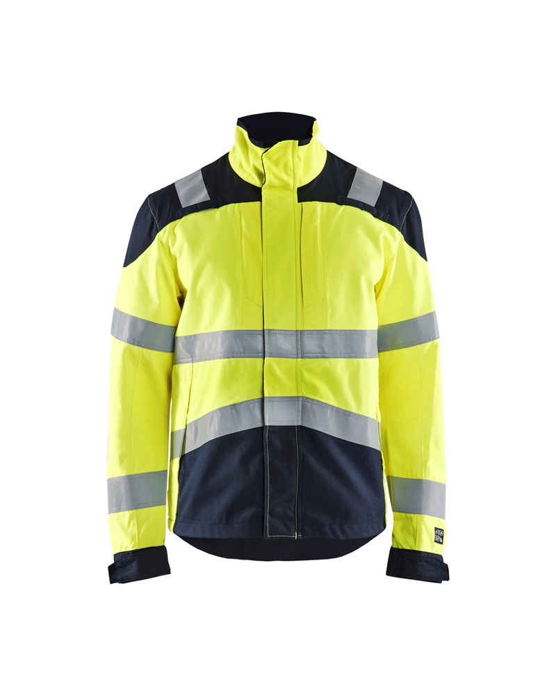 Blaklader Multinorm jack Inherent 4089  High Vis Geel/Marineblauw