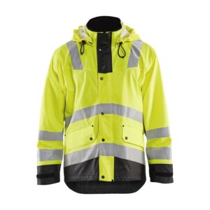 Blaklader Regenjas gevoerd High Vis LEVEL 2 4307  High Vis Geel/Zwart