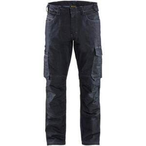 Blaklader Service werkbroek denim stretch 1439  Marineblauw