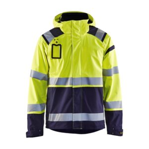 Blaklader Shelljack High Vis 4987  High Vis Geel/Marineblauw