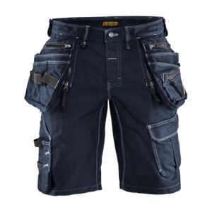 Blaklader Short denim stretch X1900 1992  Marineblauw/Zwart