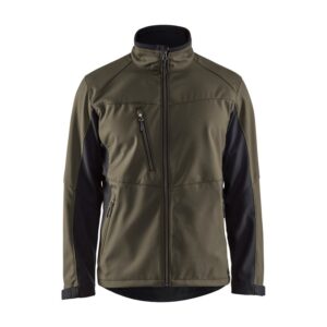 Blaklader Softshell Jack 4950  Groen/Zwart