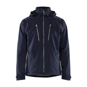 Blaklader Softshell jack 4749  Donker marineblauw/Zwart