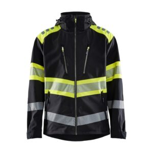 Blaklader Softshell jack High Vis 4494  Zwart/High Vis Geel