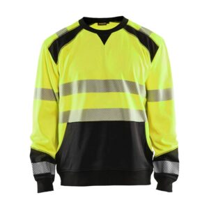 Blaklader Sweatshirt High Vis 3541  High Vis Geel/Zwart