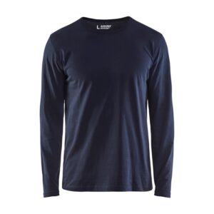 Blaklader T-shirt lange mouw 3500  Donker marineblauw