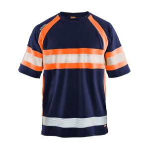 Blaklader UV-T-shirt High Vis 3337  Marineblauw/Oranje