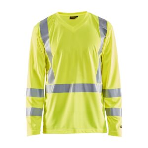 Blaklader UV-T-shirt lange mouw High Vis 3383  High Vis Geel
