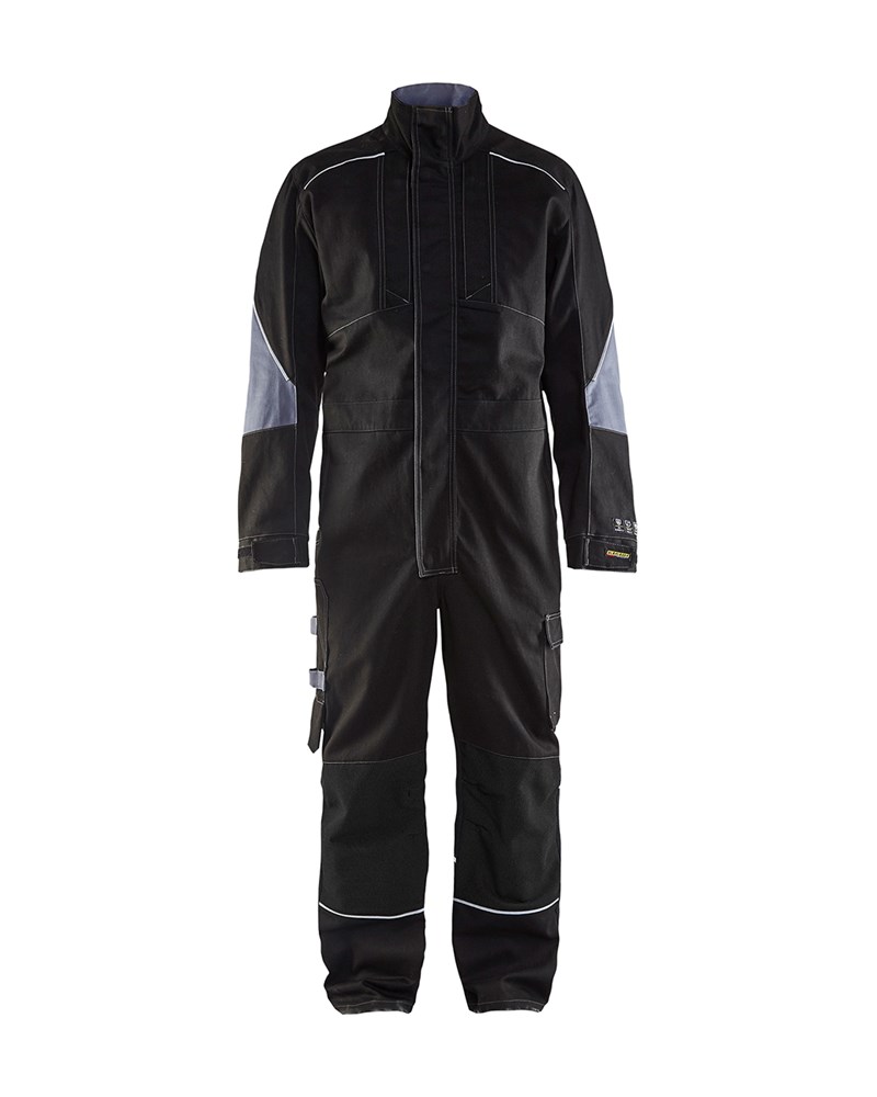 Blaklader Vlamvertragende Overall 6061  Zwart/Grijs
