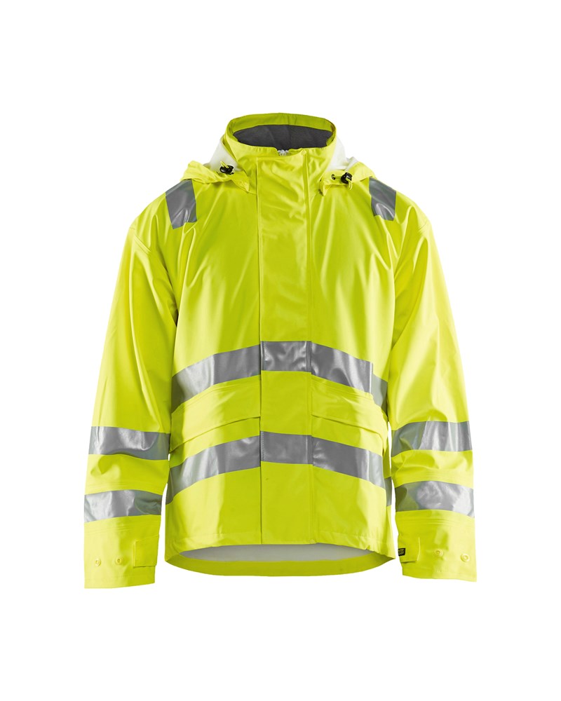 Blaklader Vlamvertragende regenjas 4303  High Vis Geel