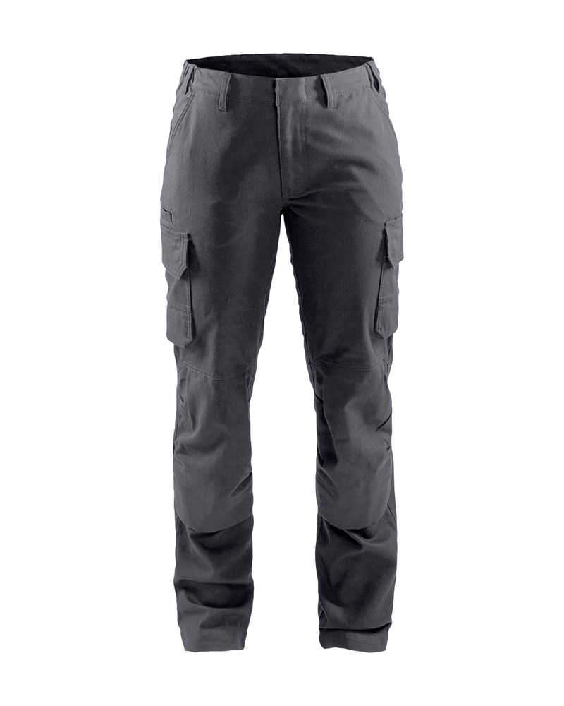 Blaklader Dames Industrie werkbroek stretch 7106  Medium Grijs