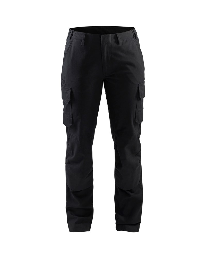 Blaklader Dames Industrie werkbroek stretch 7106  Zwart
