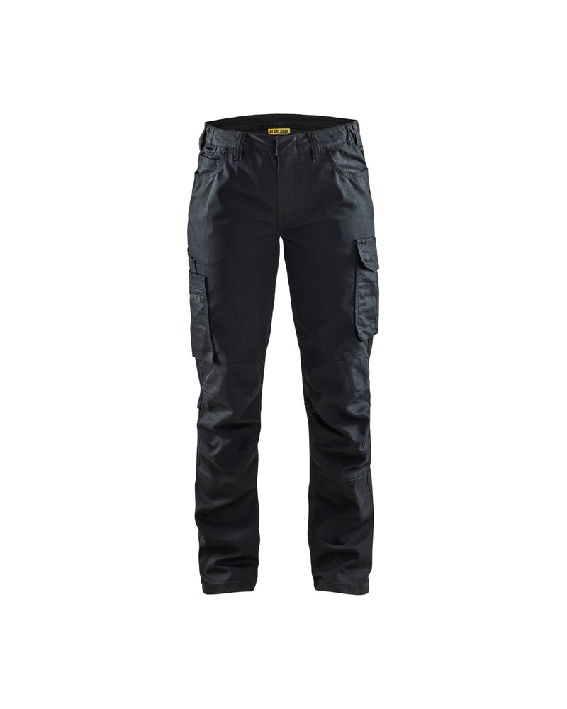Blaklader Dames Service werkbroek stretch 7140  Zwart/Zwart