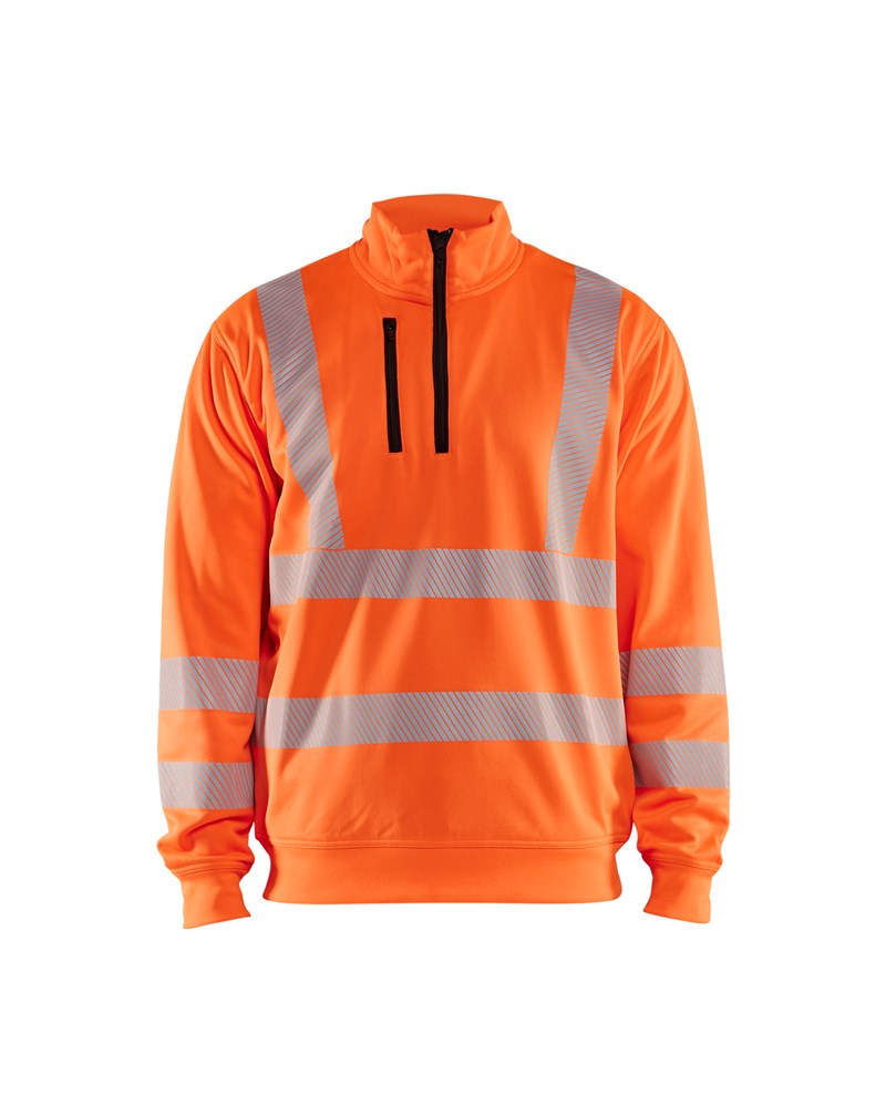 Blaklader High Vis Sweatshirt halve rits 3564  High Vis Oranje