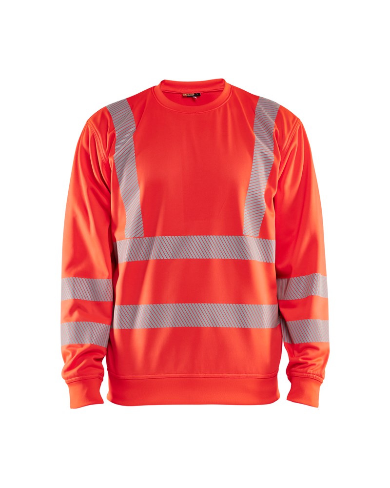Blaklader High vis Sweatshirt 3562  High Vis Rood