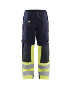 Blaklader Multinorm Dameswerkbroek 7181  Marine/High Vis Geel