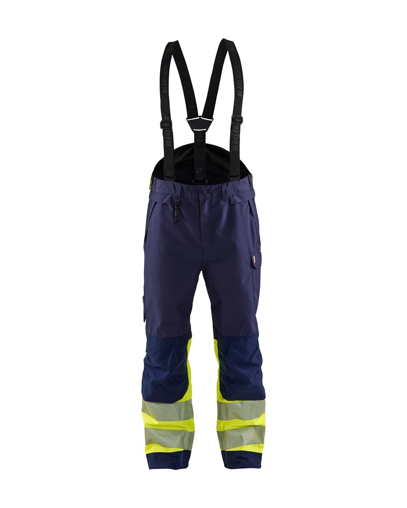 Blaklader Shell werkbroek High Vis 1877  Marine/High Vis Geel