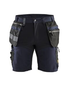 Blaklader Short met stretch 1598  Donker marineblauw/Zwart