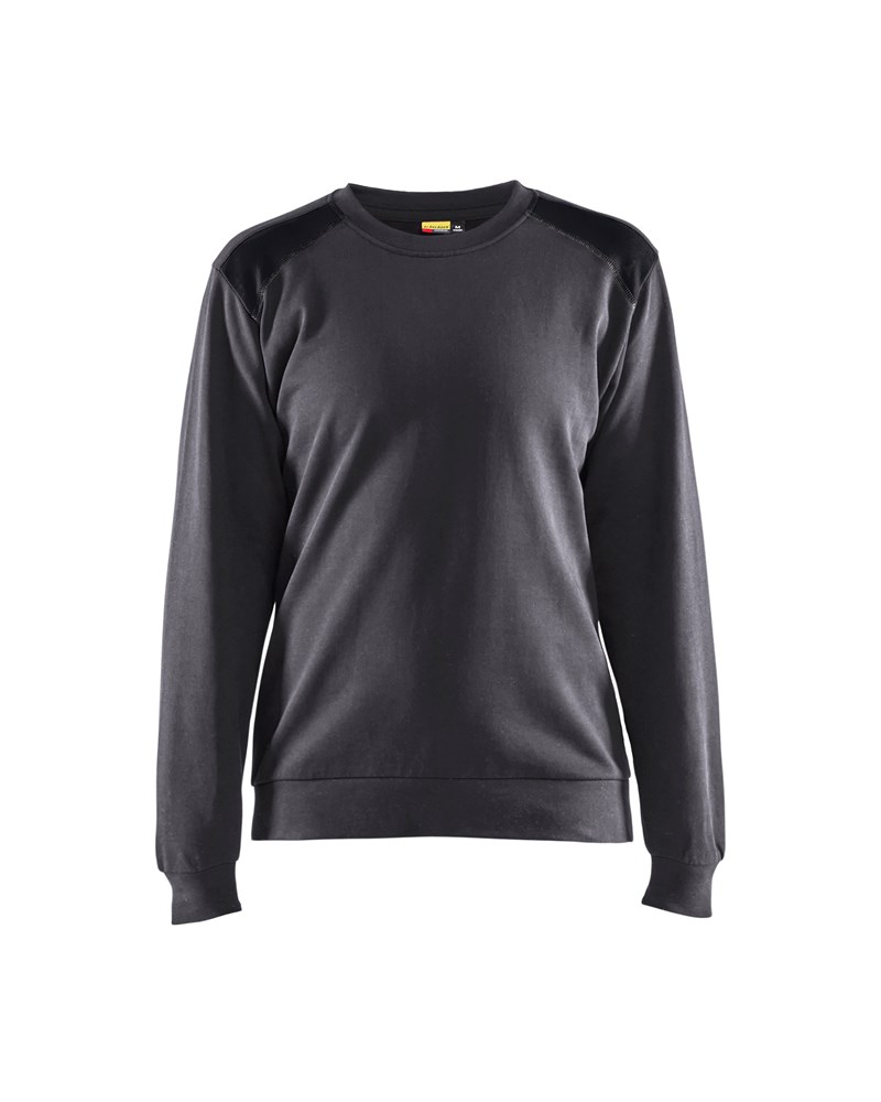 Blaklader Sweatshirt bi-colour Dames 3408  Medium Grijs/Zwart