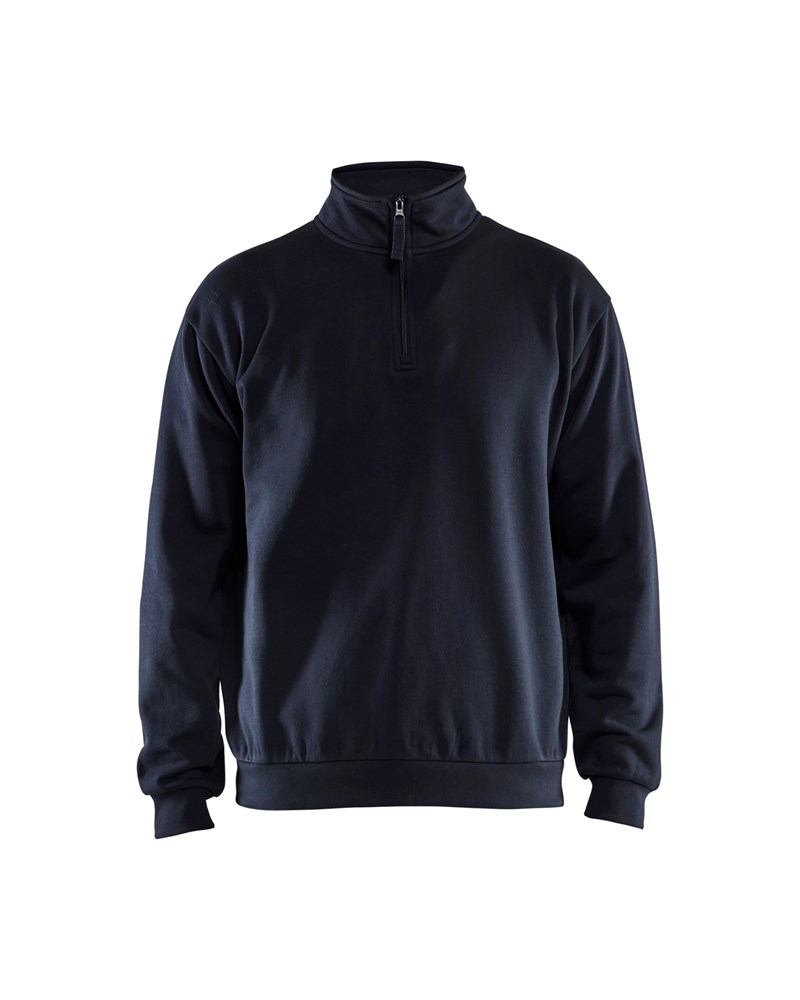 Blaklader Sweatshirt met halve rits 3587  Donker marineblauw