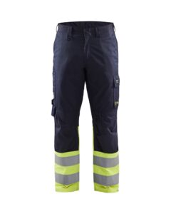 Blaklader Werkbroek Inherent Steel 1705  Marine/High Vis Geel