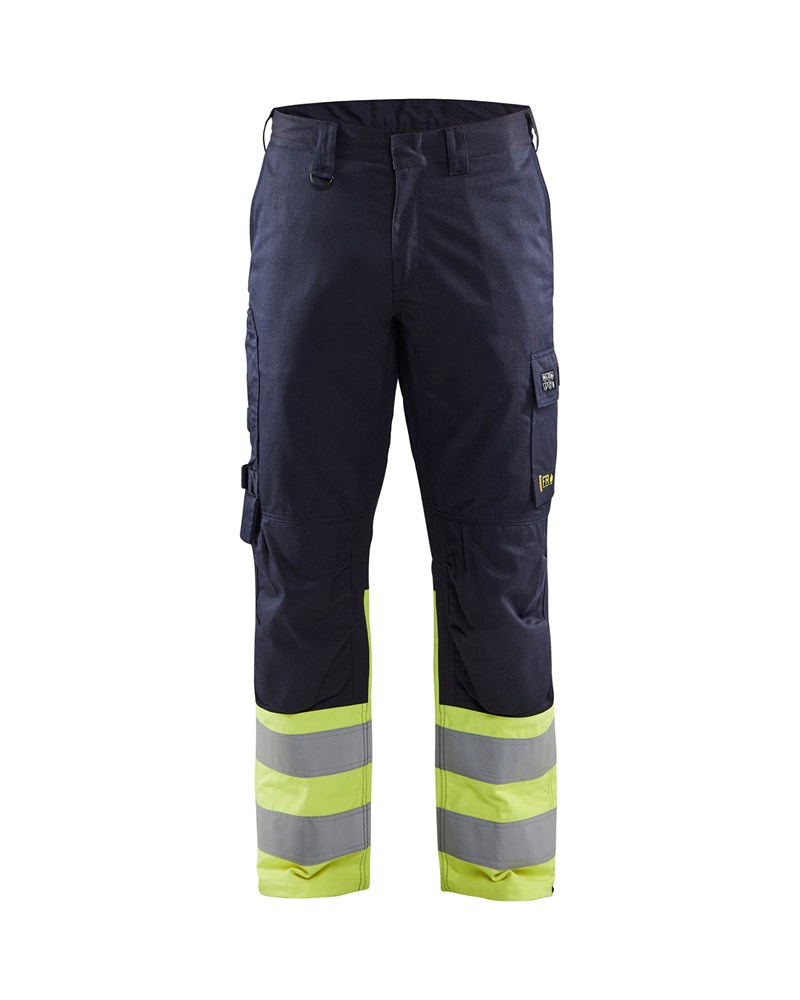 Blaklader Werkbroek Inherent Steel 1705  Marine/High Vis Geel