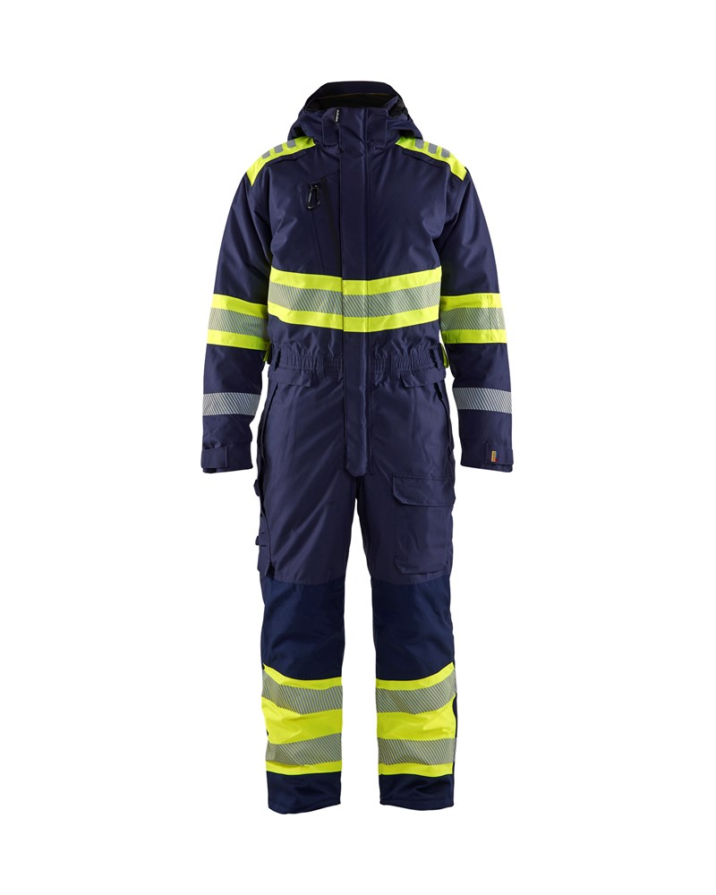 Blaklader Winter Overall High Vis 6720  Marine/High Vis Geel