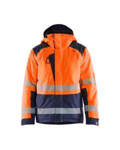 Blaklader Winterjas High Vis 4455  High Vis Oranje/Marineblauw