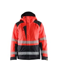Blaklader Winterjas High Vis 4455  High Vis Rood/Zwart