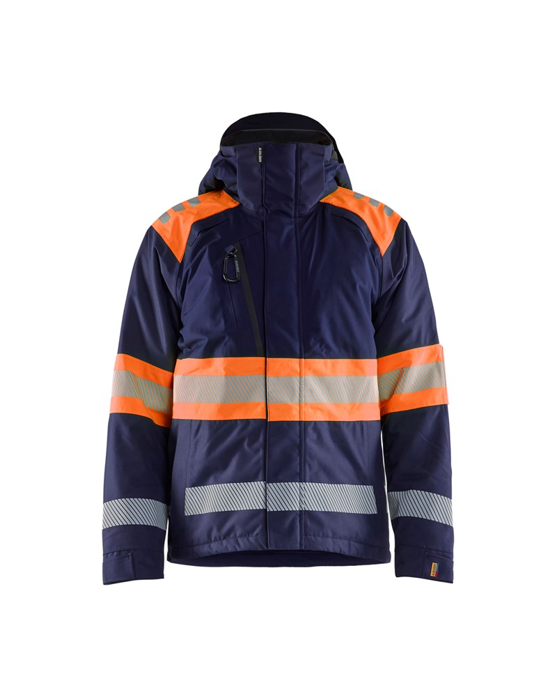 Blaklader Winterjas High Vis 4480  Marineblauw/Oranje