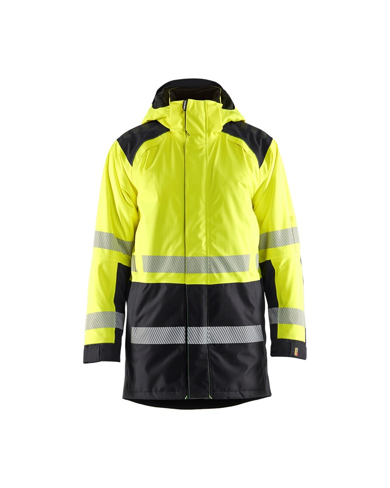 Blaklader Winterparka High Vis 4457  High Vis Geel/Zwart
