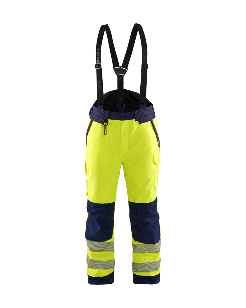 Blaklader Winterwerkbroek High Vis 1875  High Vis Geel/Marineblauw