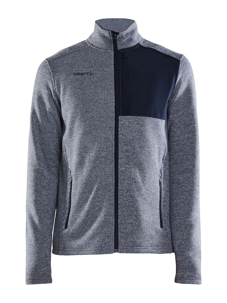 Craft ADV Explore Heavy Fleece Jacket M  Flow-Blaze