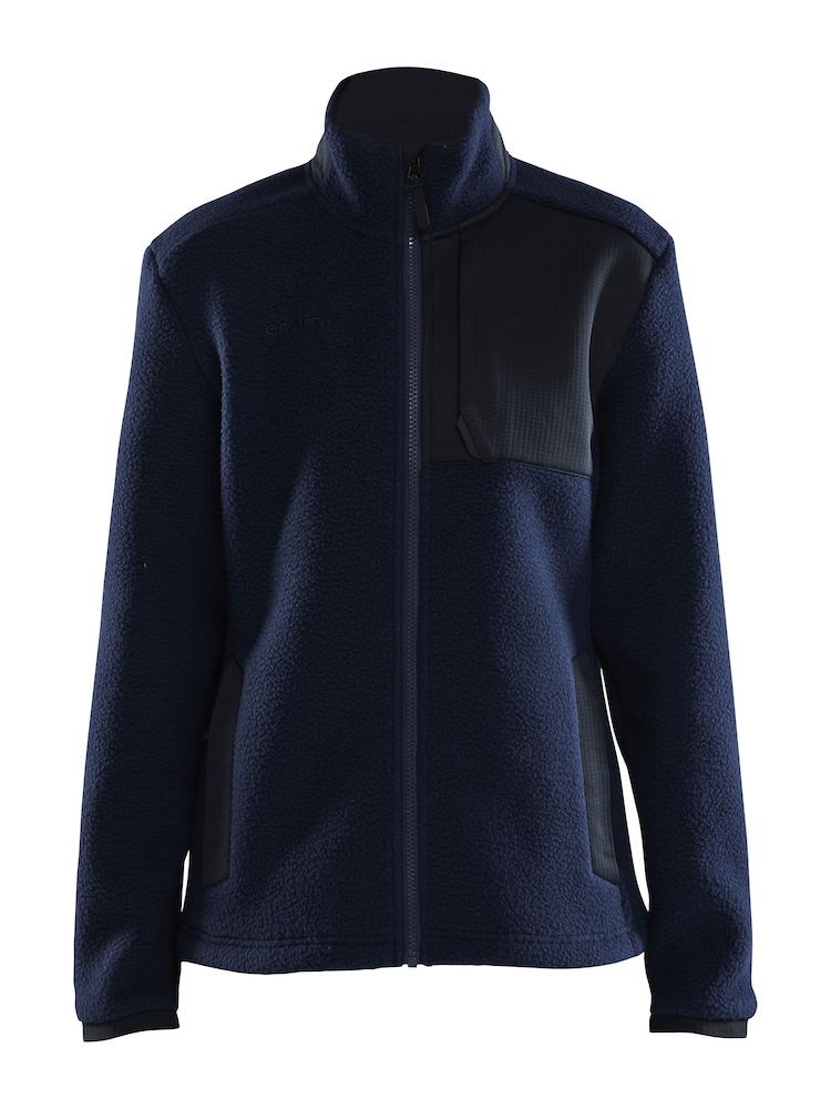 Craft ADV Explore Pile Fleece Jacket W  Blaze/Black