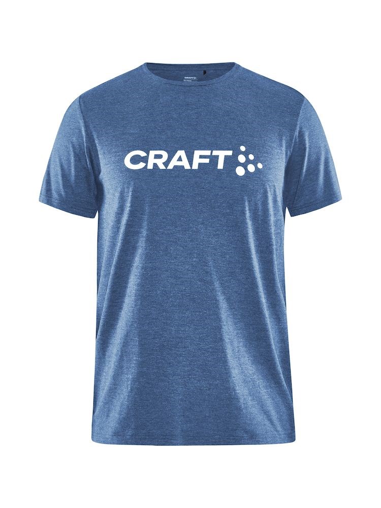 Craft Community Logo SS Tee Jr  Club Cobolt Melange