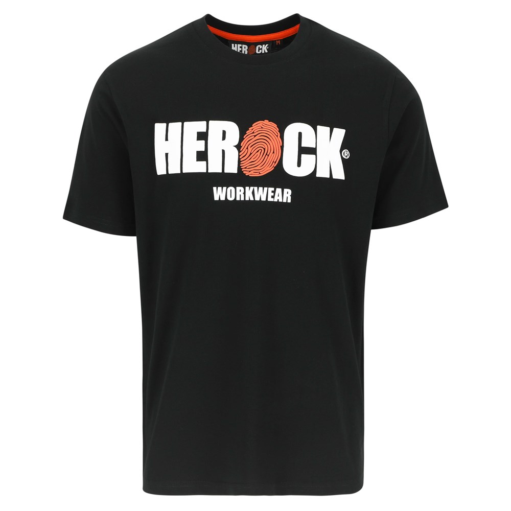 HEROCK® Eni T-shirt korte mouwen  Zwart