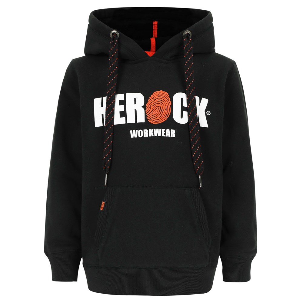 HEROCK® Hero Kids sweater met kap  Zwart