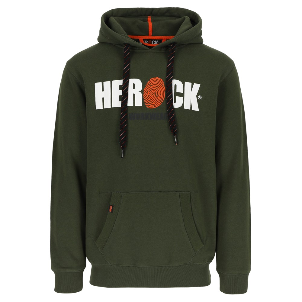 HEROCK® Hero sweater met kap  Donker Kaki/ Zwart