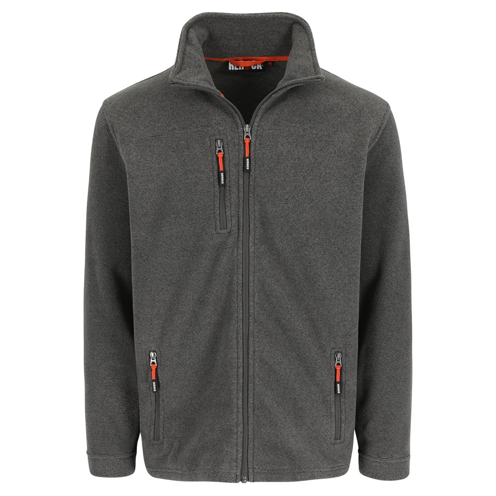 HEROCK® Ilias fleece jas Antraciet