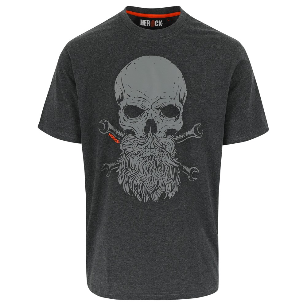 HEROCK® Maximus T-shirt korte mouwen  Donker Heather Grijs