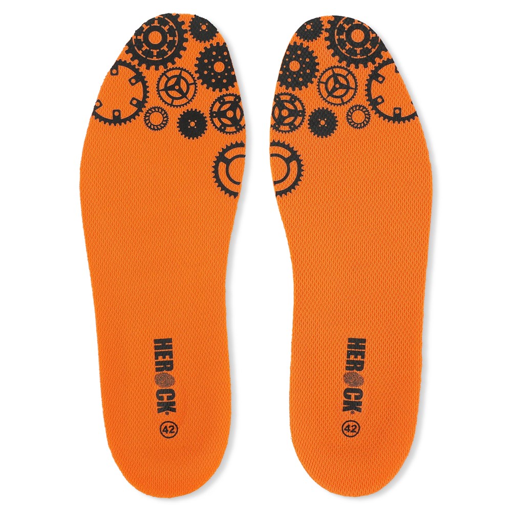 HEROCK® Solo zolen - Verkocht per 10 Paar/Maat  Oranje