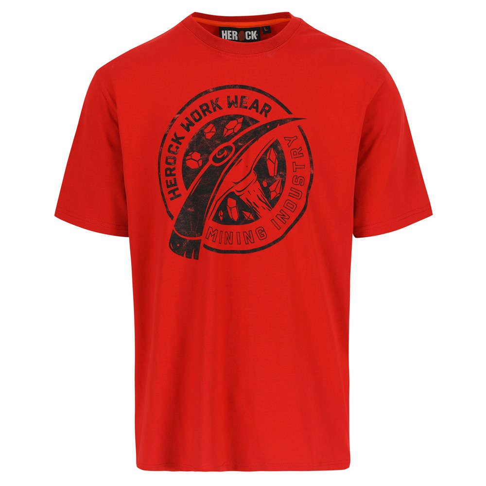 HEROCK® Worker T-shirt korte mouwen  Rood
